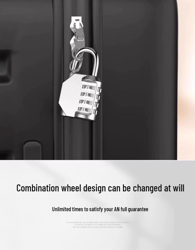 Waterproof Rustproof Anti-theft Padlock for Suitcases, Lockers, Schoolbags, Bike Frames, Helmets, and Gym.