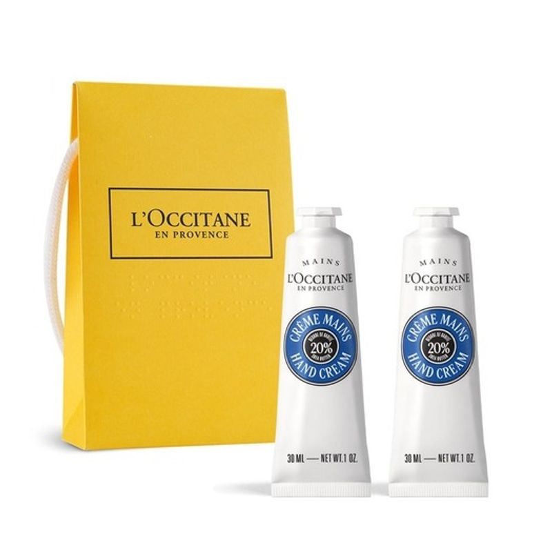 LOCCITANE Shea Butter Hand Cream Duo (Carite Confort) FREE