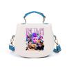 Kids Girls Kpop Rumi Zoey Mira Printed Student Lightweight Crossbody Bag Casual PU Shoulder Bags