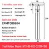 CNC T-Slot Milling Cutter with HTS Three-Sided Blade, Shank Thickness: 6, 8, 10, 12 Mm