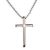 Men's Hip-Hop Style Light Surface Cross Necklace - Trendy Fashion Accessory