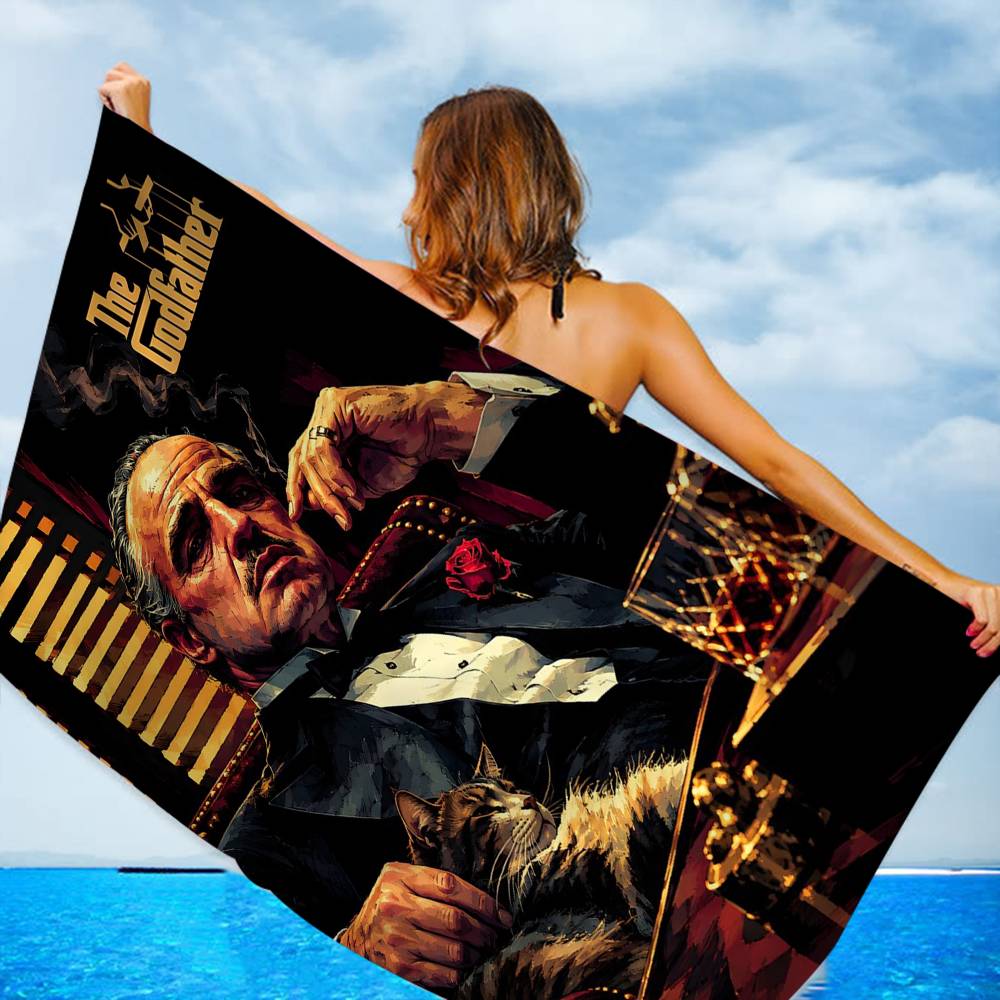 Movie The Godfather Microfiber Beach Towel Absorbent Quick Dry Soft Yoga Swimming Resort Mountain Climbing Towel