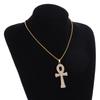 Ankh Key Hip-hop Men's and Women's Trendy Ankh Cross Pendant Necklace