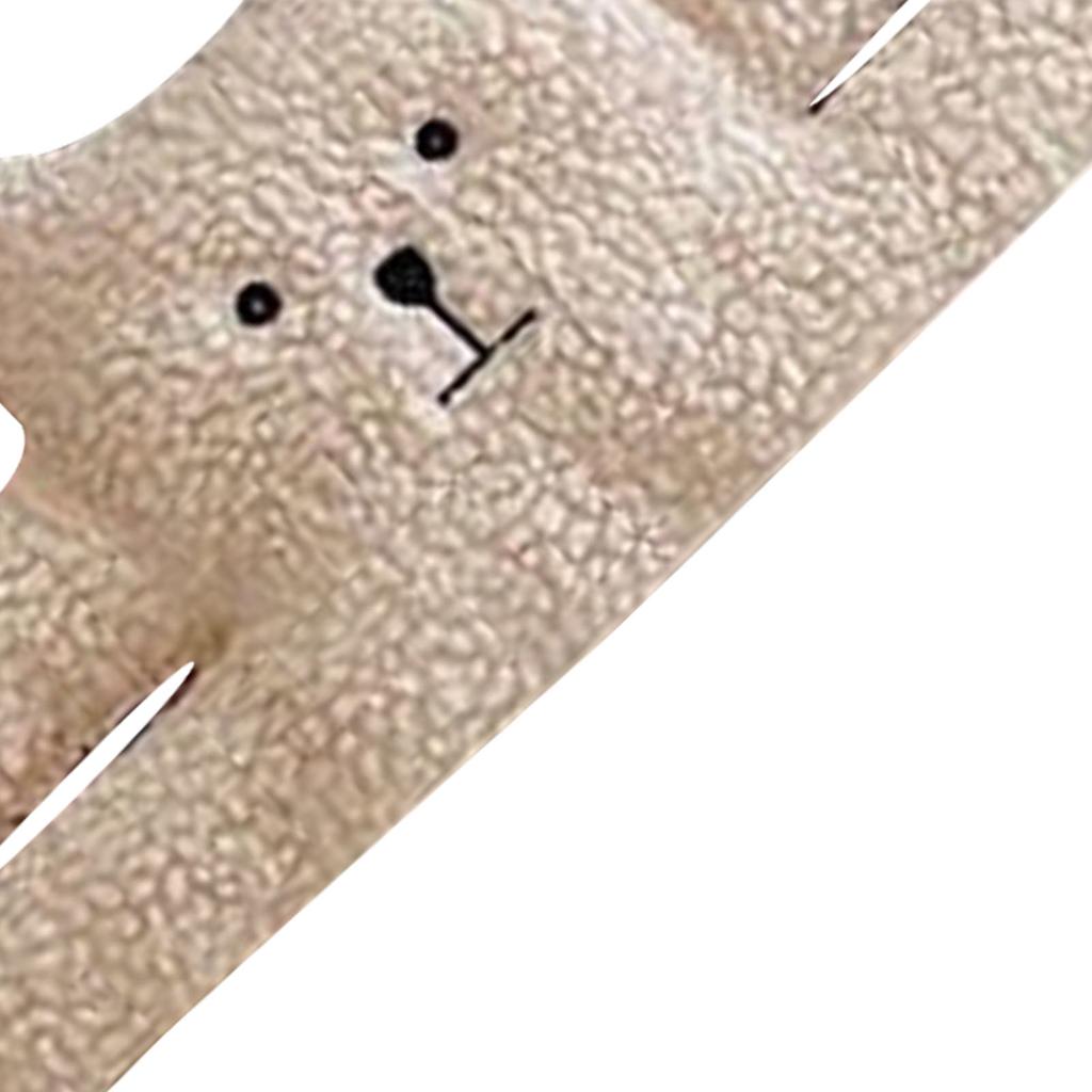 Door Slam Stopper Lamb Cashmere PP Cotton Anti Pinch Door Pinch Guards for Children Decoration Little Bear