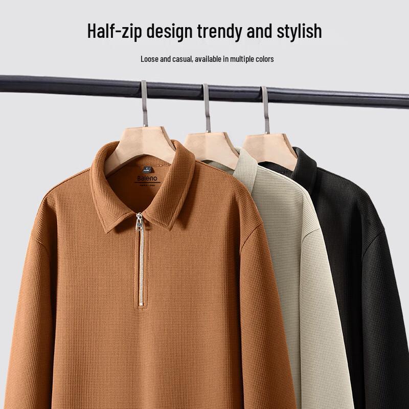 Baleno Men's Waffle Quarter-Zip Pullover