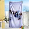 Inter Milan Player Action Beach Towel Super Soft Microfiber Quickdry Fabric Comfortable Lightweight