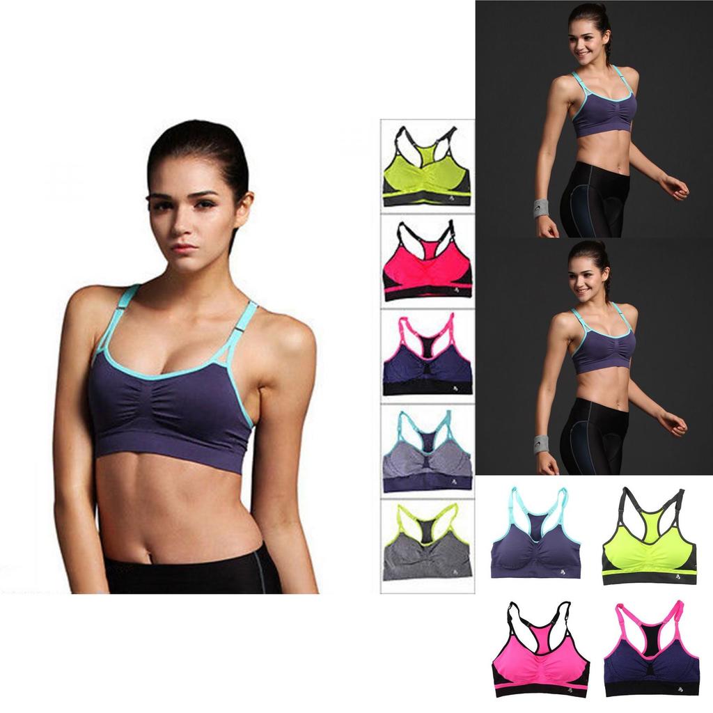 2022 Women's High-impact Sports Bra Breathable Nylon Mesh Beautiful Back Gym Bra
