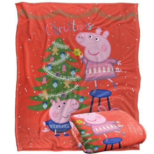 Peppa Pig Christmas Fun Blanket