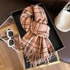 New Autumn Winter Fashion Warm Thickening Scarf Shawl Cashmere Imitation Fashion Tassel Scarves Neckerchief Unisex Wraps Bufanda