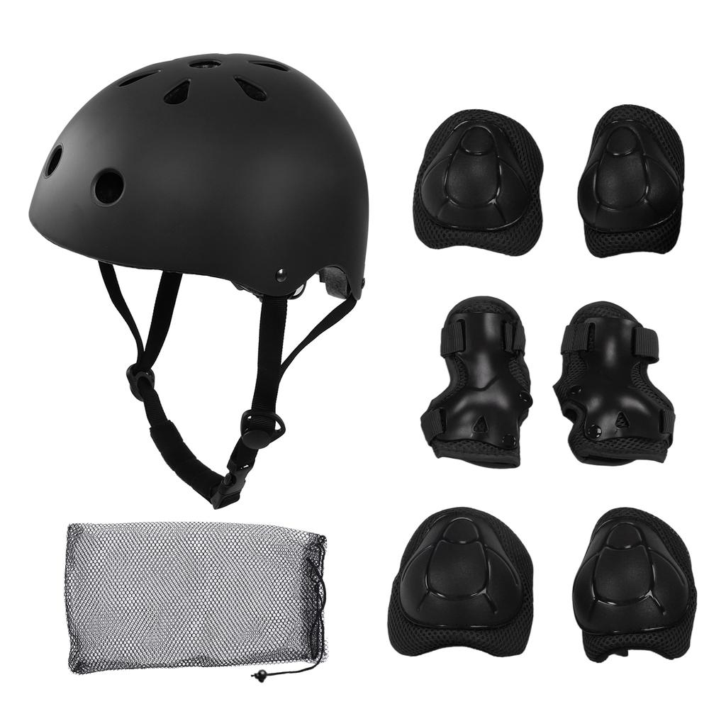 /set Children Safety Helmet Knee Elbow Pad Sets Breathable Riding Skating Protective Gear Set Children Sports Accessories