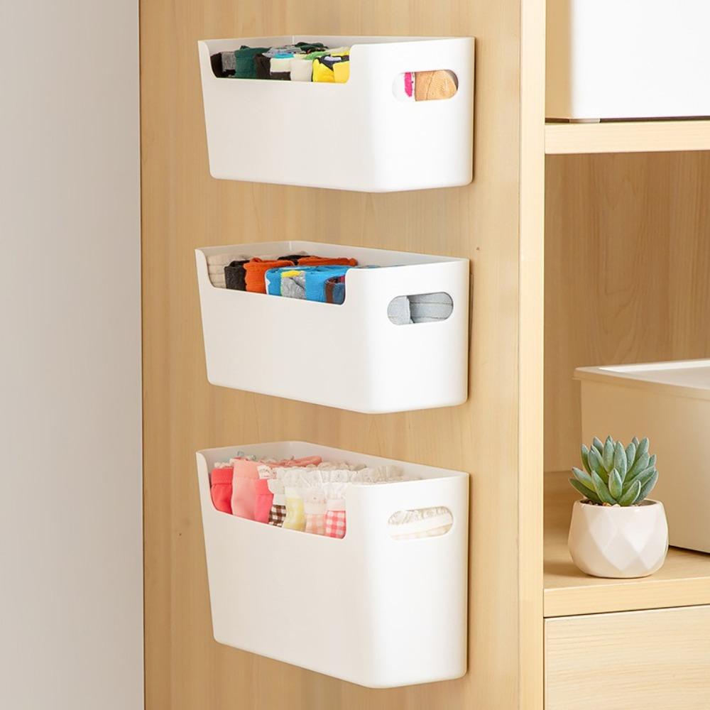 Space-saving Underwear Storage Box Wall Mounted Bras Storage Box  Bedroom Closet Organizer