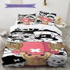 Ensemble de literie motif Tony Tony Chopper One Piece Couette Housse de couette Taie d'oreiller Cadeau d'anniversaire pour la maison(1 housse de couette + 2 taies d'oreiller, sans garniture.)