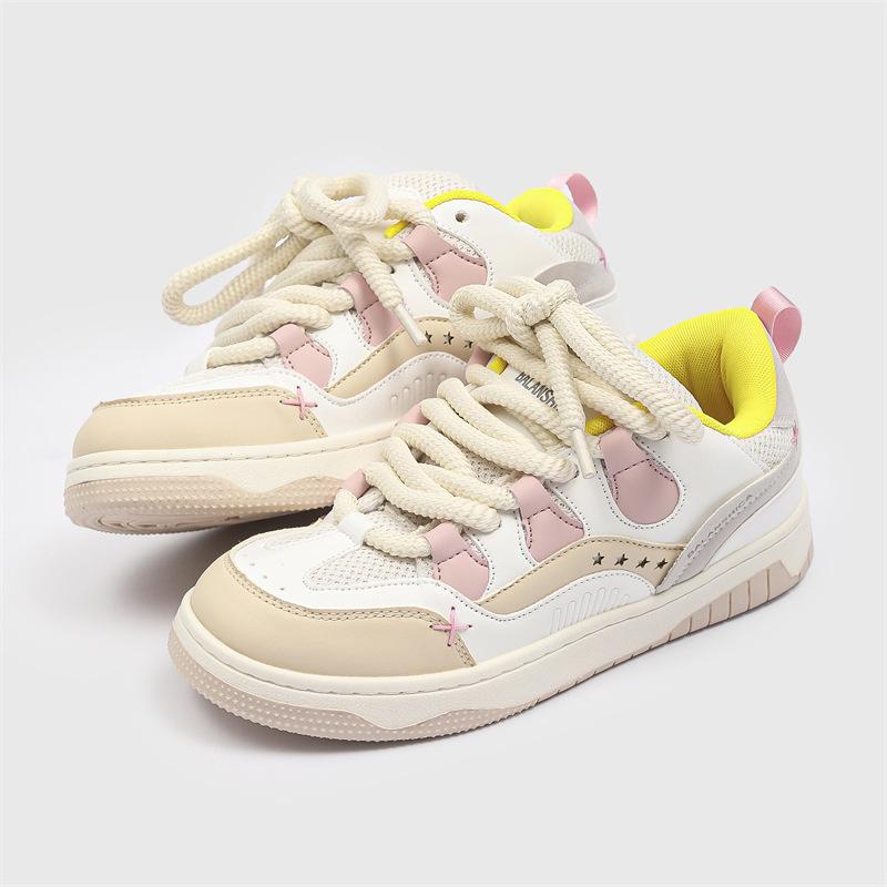 

Кеды мужские с высокой ценностью простые ветропроницаемые маленькие белые женские 2025 взрыв толстая подошва увеличение роста Мори универсальные туфли хлеб 44