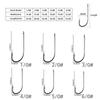 Hook Long Handle Long Shank Fishing Hook Barbed Fishhook Offset Narrow Bait Hook High Carbon Steel