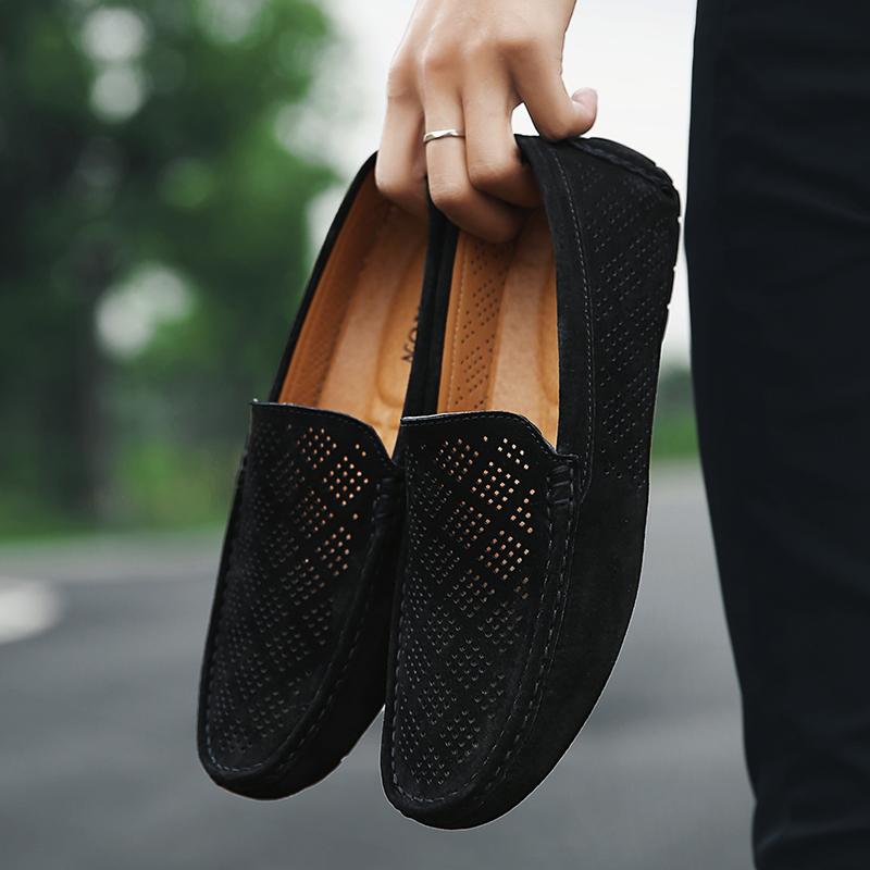 Men’s Moccasins Penny Wildsmith Loafer Driving Gommino Comfort Flats Casual Slip-ons Plus Size Suede Shoes for Men Over Sized