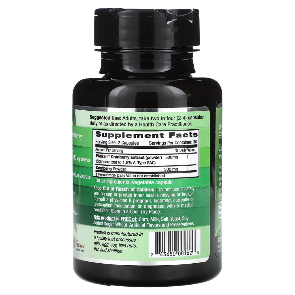 Cranberry Extract, Veggie Capsules 60 (250Mg per capsule)