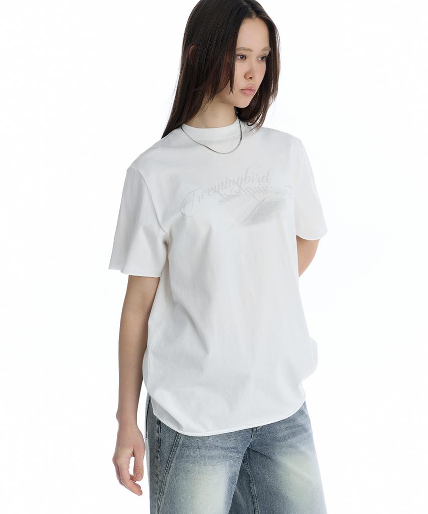 Teulimingbeodeu Desert Graphic T-Shirt [ White ]