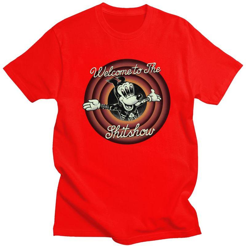 

Custom Fashion Welcome To The Shitshow T Shirt Men Short Sleeve Tshirt Casual Tee 100 Cotton Oversized Tshirts Merchandise S