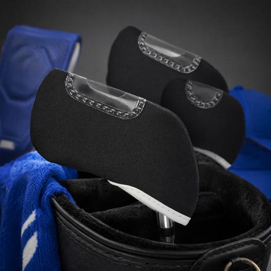 10 Pcs Golf Iron Covers Set Neoprene Golf Club Headcovers with Number Window