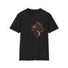 Rotes & Goldenes Drachen-T-Shirt, Personalisiertes Geschenk, Urlaubs-T-Shirt, Sommer-T-Shirt