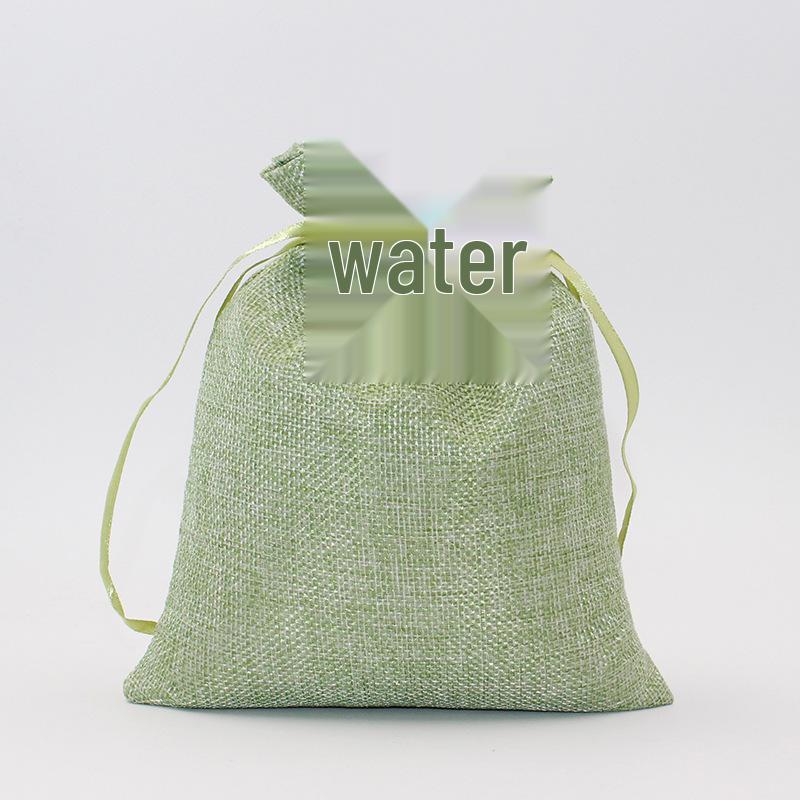 Japanese Drawstring Style Colored Linen Bag For Jewelry Or Gifts
