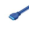 50cm Dual Port PCI Bracket Panel USB Cable 3.0 To Motherboard Mainboard 20 Pin Header Adapter Rear 20-Pins To 2 X USB A Female