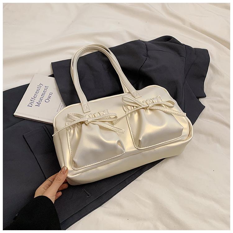 Fashionable Commuting Large-capacity Bag, Female College Student's Single-shoulder Bag for Class, Casual Hand-held Tote Bag