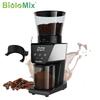 BioloMix AZ-BG706ST Conical Burr Coffee Grinder, 30 Grind Settings, Digital Timer, 300g Hopper