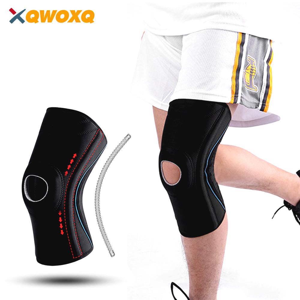 1 Pcs Sports Knee Brace For Knee Pain, Knee Support With Patella Sponge Pad & Side Stabilizers, Medical Knee Compression Sleeves