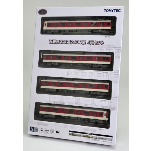 Tomytec Railway Collection Tetsuro Kintetsu 2430 Series 4-Car Set, Diorama Supplies, 335610