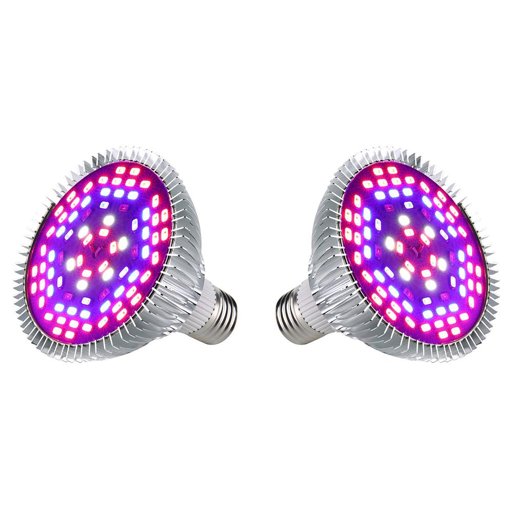 Buy 8/10/30/50/80W LED Grow Light E27 Growing Bulb Lamp for Plant