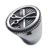 Size 7-14 Scissors Comb Hairdressing Ring 316L Stainless Steel Band Party Solid Ring