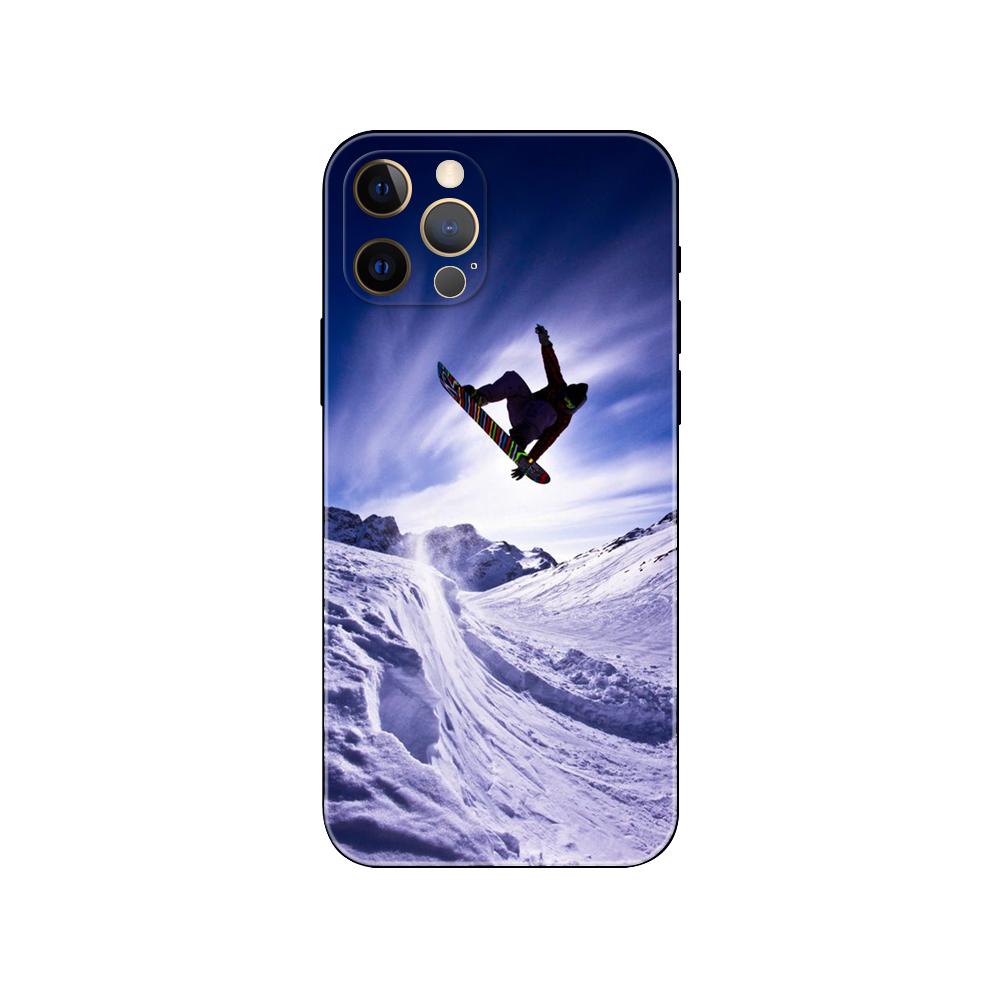 Skiing Phone Case For iPhone Samsung Galaxy Redmi Xiaomi Oppo OnePlus Note S A 7 8 9 10 11 12 13 14 20 21 22 23 53 54 Pro Max Plus Ultra TPU Soft