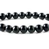 and Onyx and Black Agate Natural Stone Power Stone Inner 14cm Men's Women's Bracelet, 8mm, Circumference Approx.