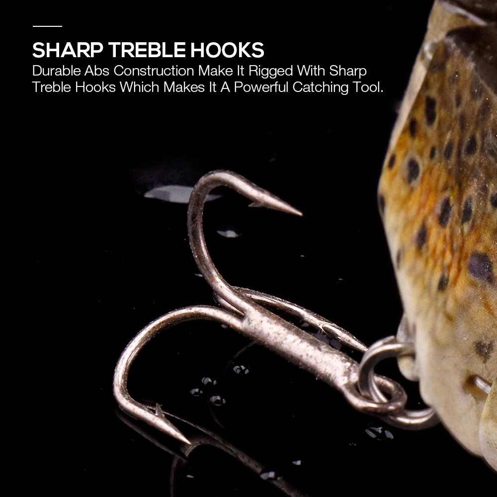 12cm 16g 3-Segments Jointed Bait Fishing Lures Sinking Wobblers Pike Artificial Bait Hard Swimbait Crankbait Sea Fishing