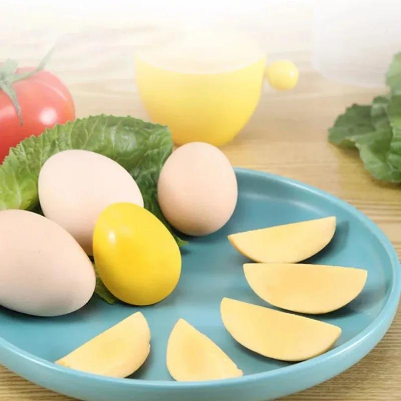 Manual Home Egg Puller Food Grade Silicone Hand Eggs Shaker Mixer Egg Mixing Tool for Hard Boiled Eggs for Kitchen