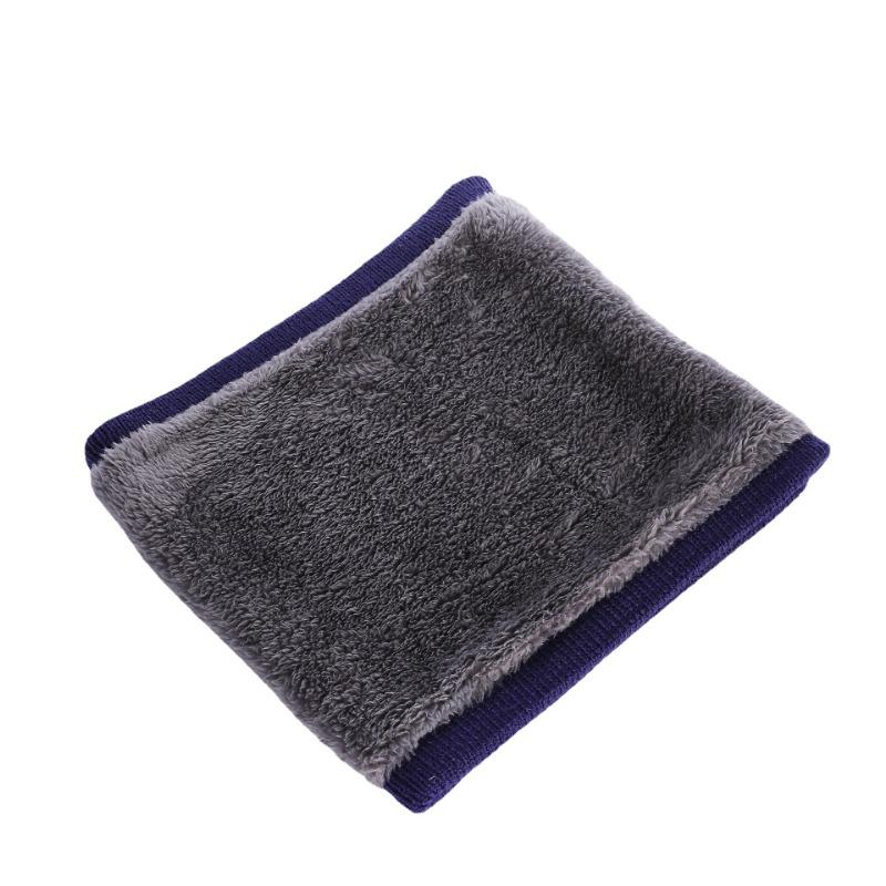 Autumn and winter new solid color pullover warm neck cover couple knitted wool scarf winter scarf