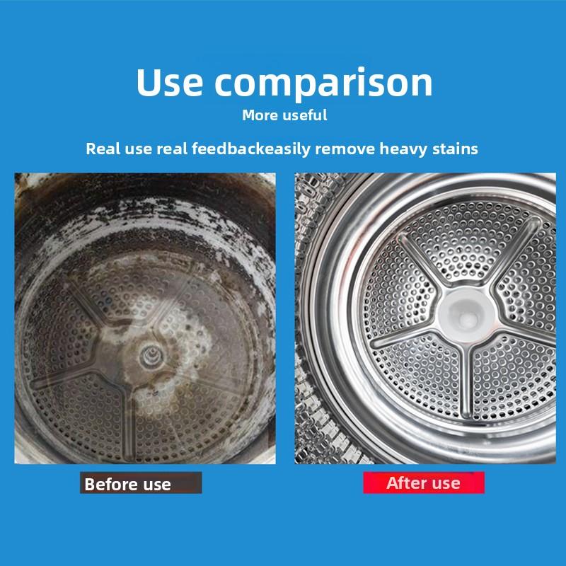 Washing Machine Cleaner - Oxygen Powder Descaler for Drum and Agitator Cleaning