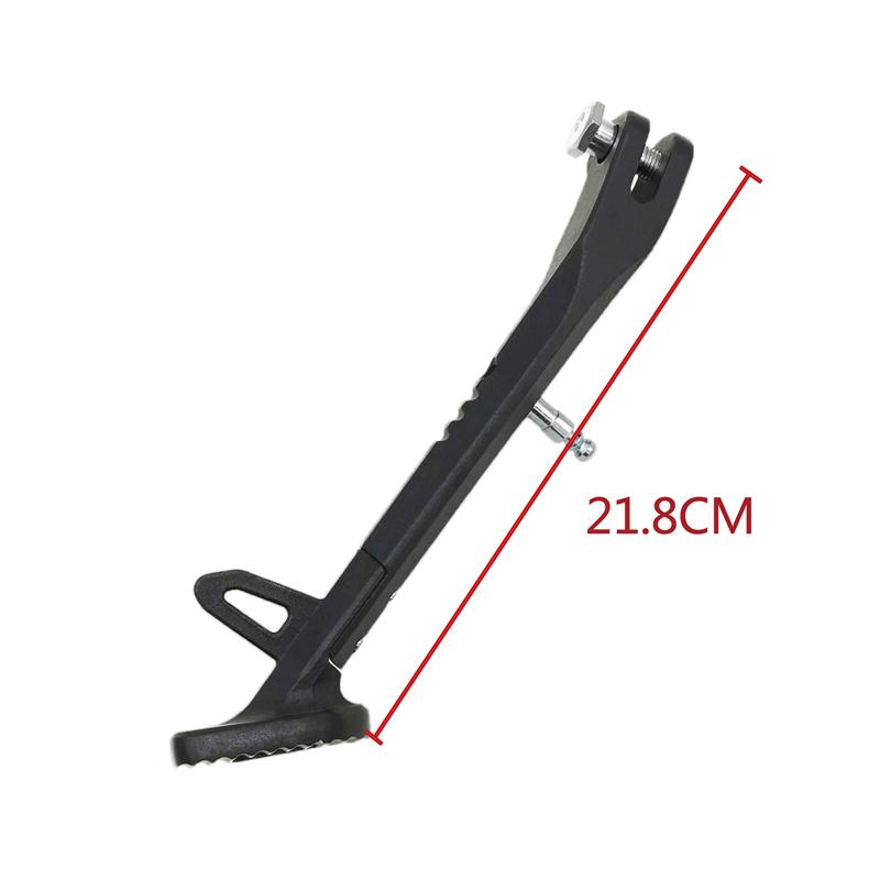 LMoDri Motorcycle Kickstands Motor Scooter Modified Foot Bracket Kickstand Aluminum Alloy Motorcycle Side