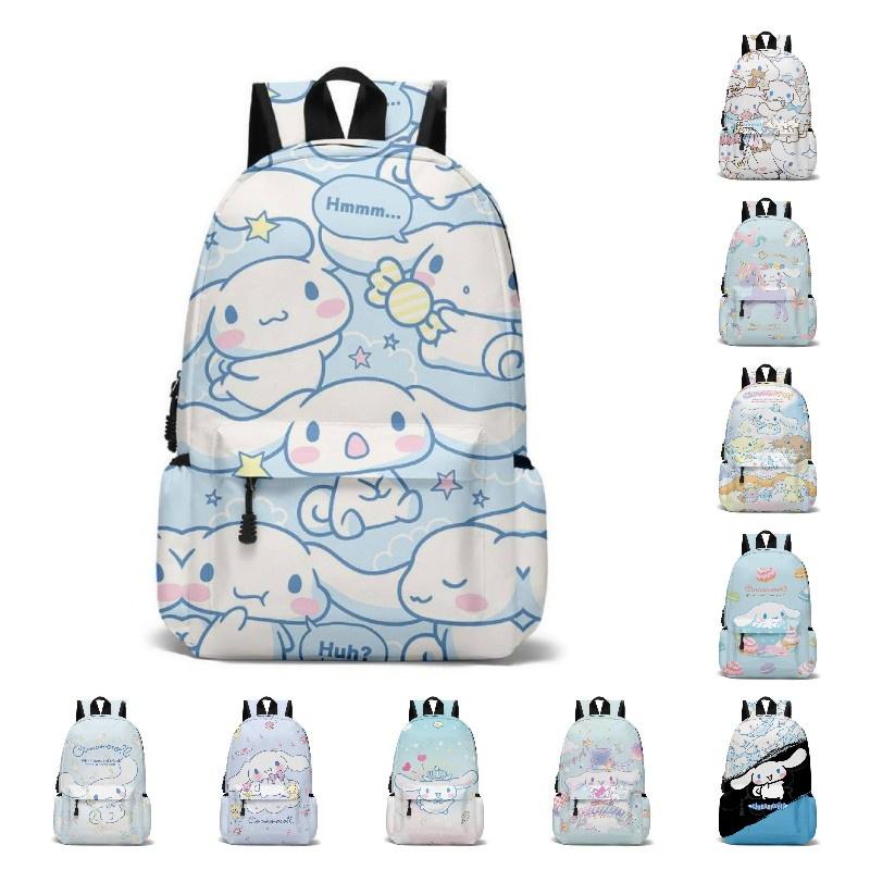 3d Cinnamoroll Canvas Backpack For Students Large Capacity, Breathable, Unisex Style