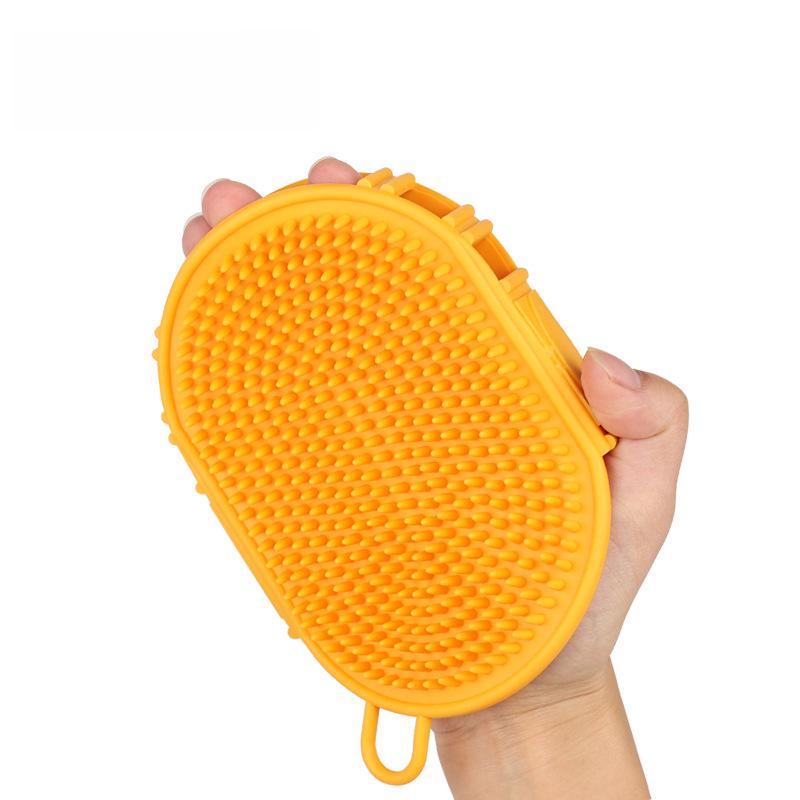 Double-Sided Pet Bath & Massage Brush for Dogs and Cats