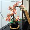 New Self-Assembly Orchid Building Block Set, Artificial Flower Building Blocks For Adults, Bonsai Plant Indoor Home Office Desk Decoration, Teacher'S