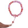 Shetaicui Prayer Beads Bracelet: Calming Ancient-Style Accessory with Tassel for Hand-Twisting and Mind Relaxation