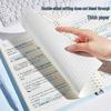 Morandi Color-Blocked B5 Notebook: Vibrant Design, Thick Pages, Versatile for Students