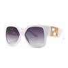 European And American Big Frame Trend Sunglasses Female Square Wide Leg Personality Sun Glasses Male Net Red Street Glasses
