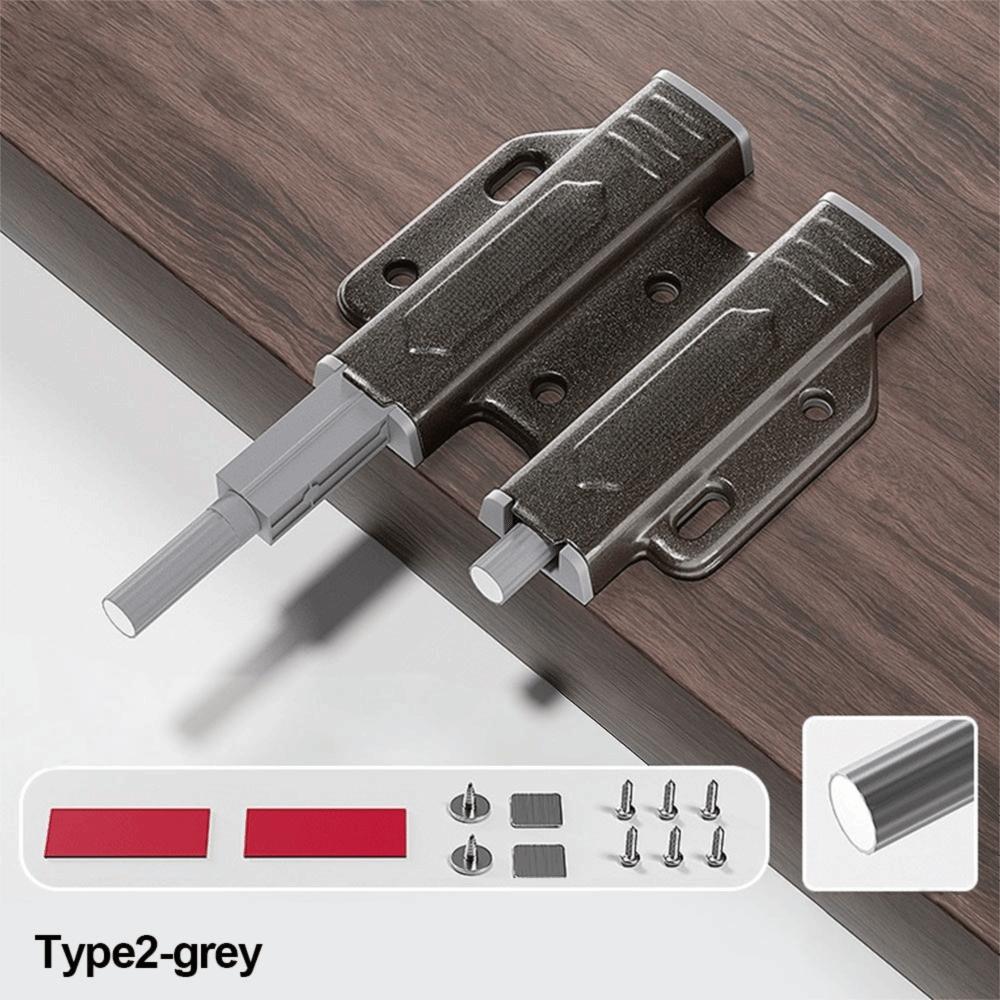 Quiet Close Hidden Cabinet Rebounding Device Plastic Drawer Soft Close Damper Closer Home Kitchen