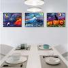 Starry Night by Vincent Van Gogh Famous Artist Art Print  Wall Picture Canvas Oil Painting Home Wall Decor