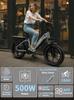 ONESPORT OT08 Electric Bicycle 20" 500W Motor Dual Disc Brakes Shimano 7 Speed LCD Display All Terrain Electric Bike