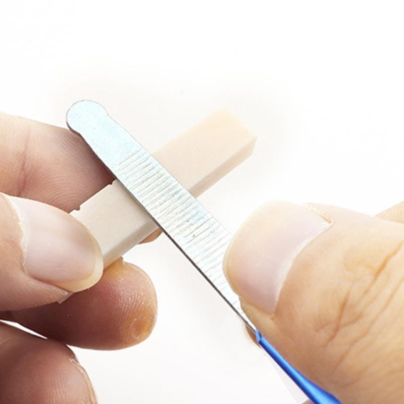 Guitar Nut Files Needle Nut Slotting File Sawing Rods Polishing Grinding Guitar Files for Accurate String Action Adjustment