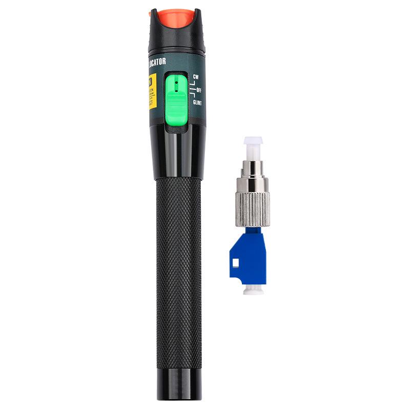 5mW Fiber Optic Red Light Fault Detector Pen with Pigtail Patch Cord, 5 Km Range
